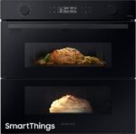 SAMSUNG Series 4 Dual Cook Flex NV7B45305AK/U4 Electric Smart Oven - Clean Black