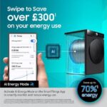 SAMSUNG Series 5 AI Energy WW90CGC04DAEEU WiFi-enabled 9 kg 1400 Spin Washing Machine - White - Image 4