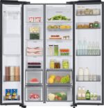 SAMSUNG Series 7 SpaceMax RS68CG883DB1EU American-Style Smart Fridge Freezer - Black - Image 3
