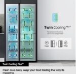 SAMSUNG Series 7 SpaceMax RS68CG883DB1EU American-Style Smart Fridge Freezer - Black - Image 4