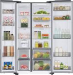 SAMSUNG Series 8 SpaceMax RS66DG813CS9EU American-Style Smart Fridge Freezer - Silver - Image 2