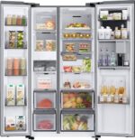 SAMSUNG Series 9 Beverage Center RH69CG895DS9EU American-Style Smart Fridge Freezer - Silver - Image 3