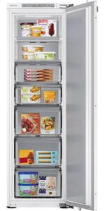 SAMSUNG SpaceMax BRZ22720EWW/EU Integrated Tall Freezer - Fixed Hinge