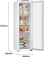 SAMSUNG SpaceMax BRZ22600EWW/EU Integrated Tall Freezer - Sliding Hinge - Image 3