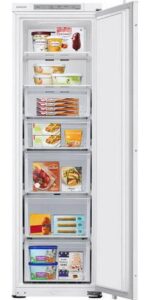 SAMSUNG SpaceMax BRZ22600EWW/EU Integrated Tall Freezer - Sliding Hinge