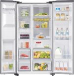 SAMSUNG SpaceMax RS65DG54M3SLEU American-Style Smart Fridge Freezer - Stainless Steel - Image 2