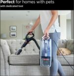 SHARK Anti Hair Wrap with Powered Lift-Away NZ801UKT Upright Bagless Vacuum Cleaner - Navy and Orange - Image 4