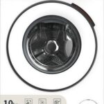 SHARP ES-NFB014DWNA-EN 10 kg 1400 Spin Washing Machine - White