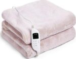 SILENTNIGHT Luxury Faux Fur Heated Throw Electric Blanket - Mink, 160 x 130 cm