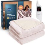 SILENTNIGHT Luxury Faux Fur Heated Throw Electric Blanket - Mink, 160 x 130 cm - Image 2