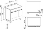 SMEG Concert SUK92CMX9 90 cm Electric Ceramic Range Cooker - Stainless Steel - Image 5