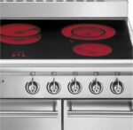 SMEG Concert SUK92CMX9 90 cm Electric Ceramic Range Cooker - Stainless Steel - Image 2
