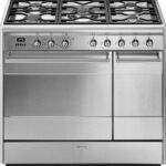 SMEG SUK92MX9-1 Concert 90 cm Dual Fuel Range Cooker - Stainless Steel