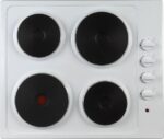 STATESMAN EH160WH 60 cm Electric Solid Plate Hob - White