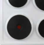 STATESMAN EH160WH 60 cm Electric Solid Plate Hob - White - Image 3