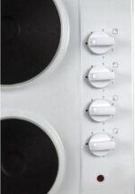 STATESMAN EH160WH 60 cm Electric Solid Plate Hob - White - Image 5