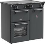 STOVES Richmond 90Ei Electric Induction Range Cooker - Anthracite and Chrome - Image 3