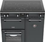 STOVES Richmond 90Ei Electric Induction Range Cooker - Anthracite and Chrome - Image 7