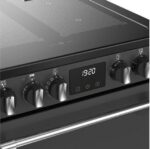 STOVES Richmond Deluxe 60Ei Electric Induction Mini Range Cooker - Anthracite and Chrome - Image 9