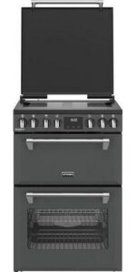 STOVES Richmond Deluxe 60Ei Electric Induction Mini Range Cooker - Anthracite and Chrome - Image 3
