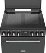 STOVES Richmond Deluxe 60Ei Electric Induction Mini Range Cooker - Anthracite and Chrome - Image 6
