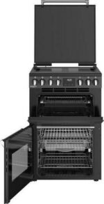 STOVES Richmond Deluxe 60Ei Electric Induction Mini Range Cooker - Anthracite and Chrome - Image 2