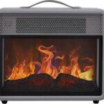 SWAN Retro SH27034 Flame Effect Heater - Grey