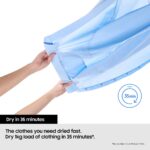 Samsung Series 5 DV90CGC0A0ABEU 9kg Heat Pump Dryer A++ Rated in Black - Image 6