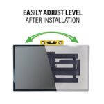 Sanus Preferred 37-90 Inch Full Motion Large TV Wall Mount, SLF428-B2 - Image 6