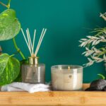 Scented Candle and Reed Diffuser Set 38hr Burn 350g Green Pomelo and Passion Fruit - Image 6