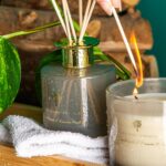 Scented Candle and Reed Diffuser Set 38hr Burn 350g Green Pomelo and Passion Fruit - Image 7