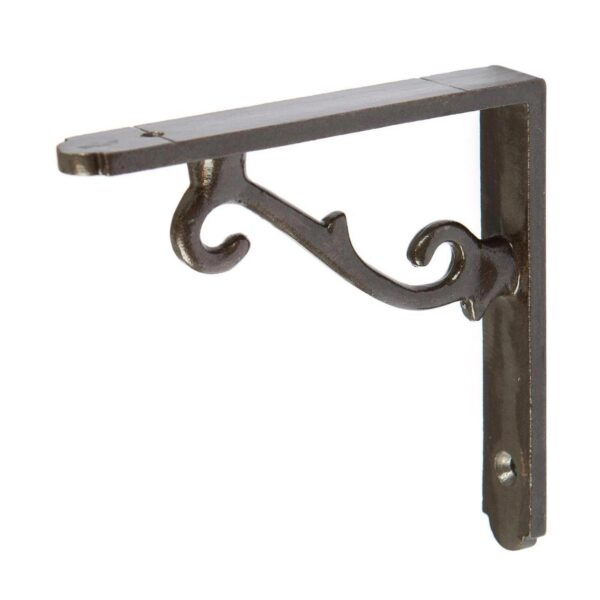 Scroll Iron Shelf Br 6bf3aec22779ccf48df1a016c0566f09