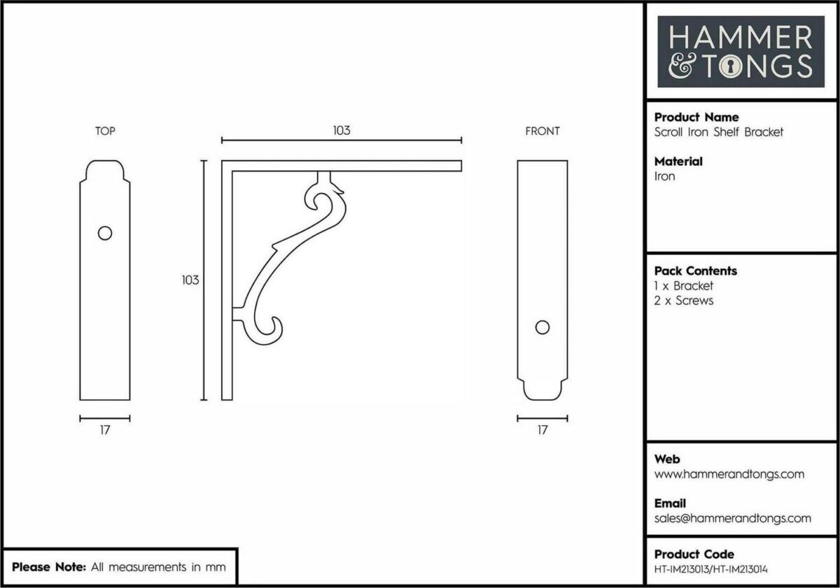 Scroll Iron Shelf Br ec56843c00bf5a9a4f54810b4f3237df