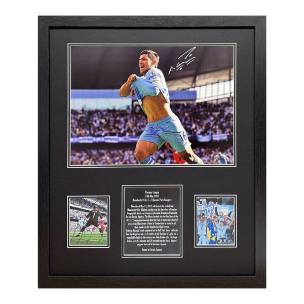 Sergio Aguero Signed c84093d01310cf58e9249e0ff9d32de1