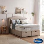 Silentnight Geltex 4000 Pocket Boxtop Mattress and Sandstone Full Ottoman Divan in 3 Sizes