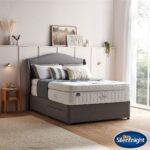 Silentnight Geltex 4000 Pocket Boxtop Mattress and Slate Grey Divan in 4 Sizes