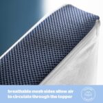 Silentnight Wellbeing Cool Touch Memory Foam Mattress Topper in 3 Sizes - Image 3