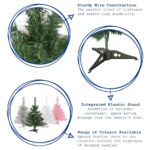 Silver Christmas Tree Xmas Artificial Traditional Pine With Stand 2ft 60cm - Image 2