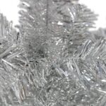 Silver Christmas Tree Xmas Artificial Traditional Pine With Stand 2ft 60cm - Image 4