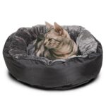 Snoozzzeee Deluxe Luxury Donut Pet Bed, 20.3cm x 63.5cm (8 x 25 ) in 2 Colours