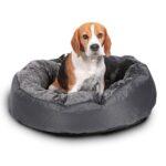 Snoozzzeee Deluxe Luxury Donut Pet Bed, 20.3cm x 63.5cm (8 x 25 ) in 2 Colours - Image 2