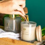 Soy Wax Scented Candle Gift 21hr Burn 130g Green Pomelo and Passion Fruit - Image 6