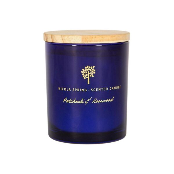 Soy Wax Scented Candle Aromatherapy Gift 21hr Burn 130g Patchouli and Rosewood