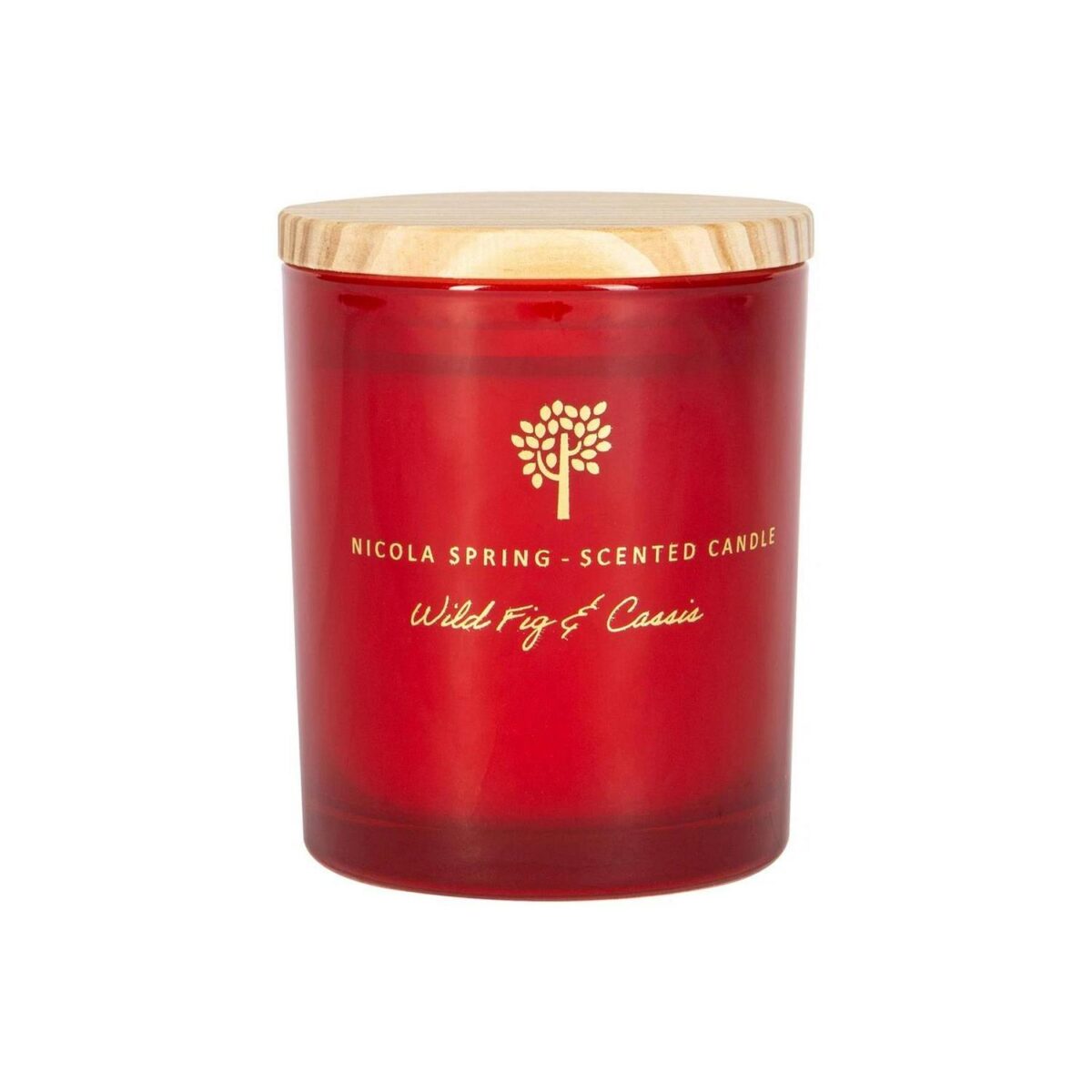 Soy Wax Scented Candle Aromatherapy Gift 21hr Burn 130g Wild Fig and Cassis - Image 1