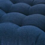 Square Garden Chair Seat Cushion Cotton Polyester Filled Outdoor Dining Pad Navy - Image 5