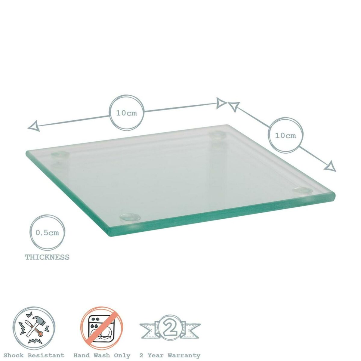 Square Glass Coaster 0628357e9273bf96726a7d40d647f863