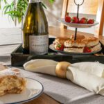 Square Serving Tray - Centre Piece With Handles 33cm White - Image 6