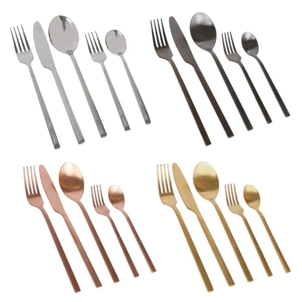 Stainless Steel Cutlery Set Dinner Knife Fork Spoon Kitchen Dining Utensils Set