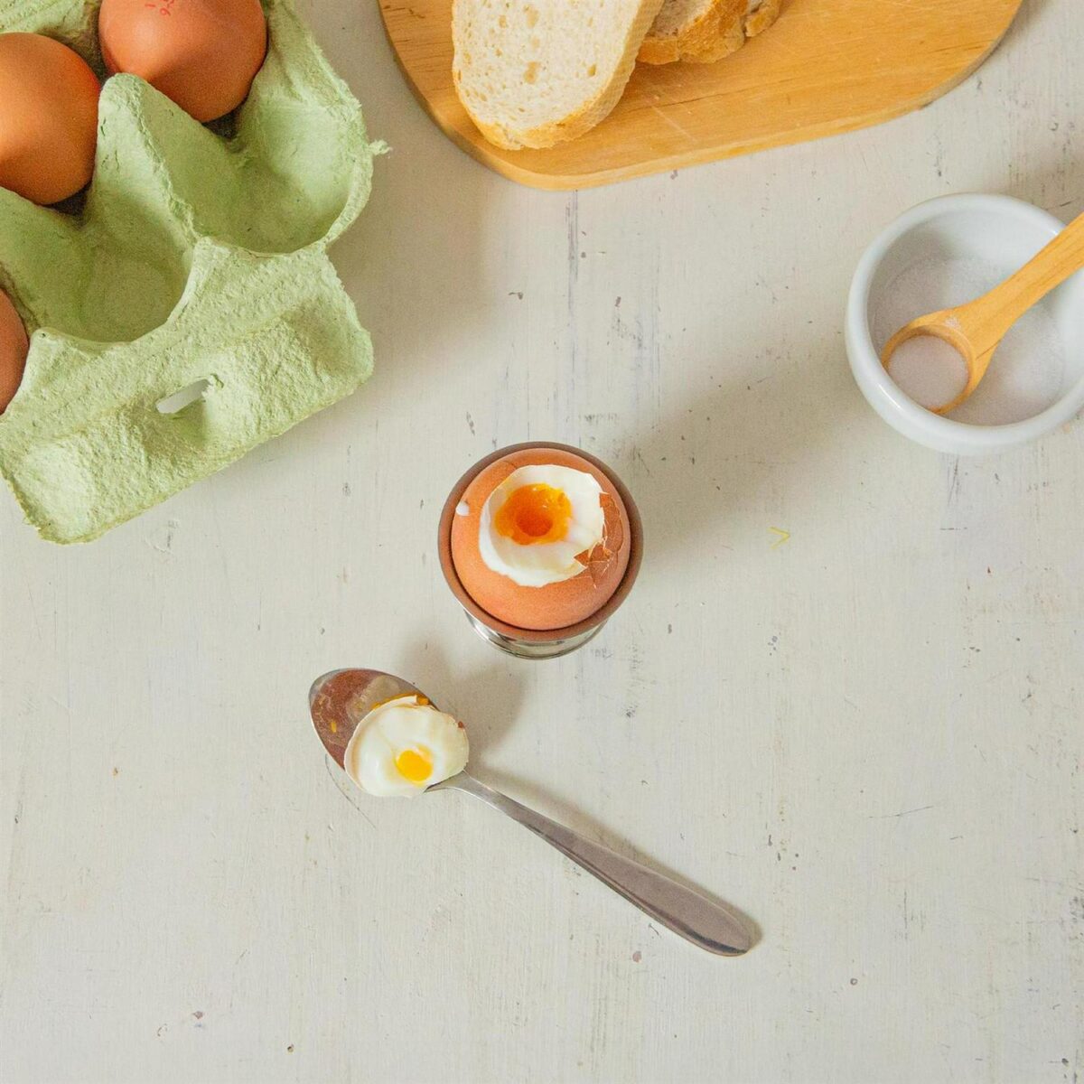 Stainless Steel Egg Cups Hard Boiled Kitchen Breakfast Cup Holder Stand Set - Image 5