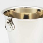 Stainless Steel Ice Bucket Champagne/Wine/Ice Chiller Bucket 4 Litre Silver - Image 5